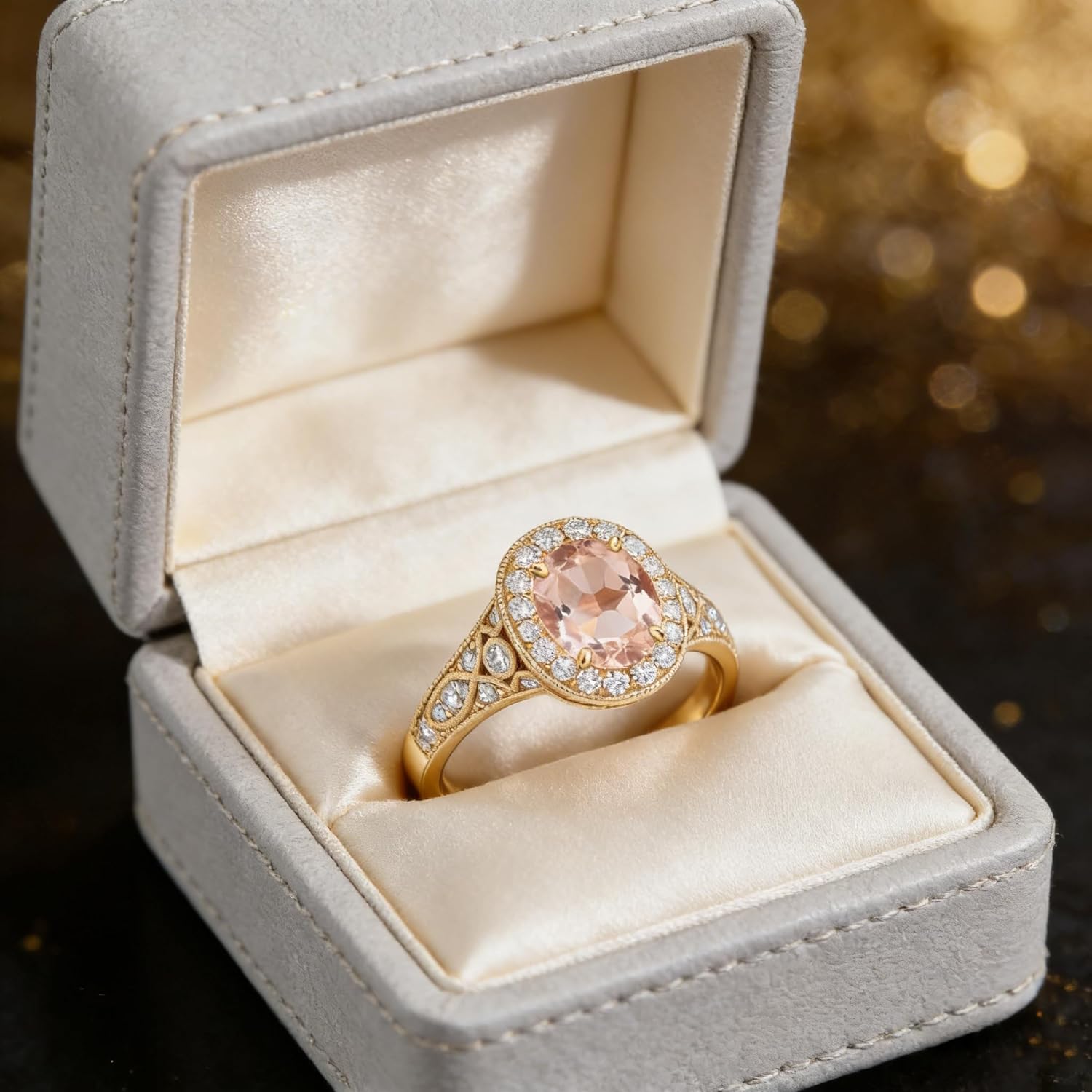 Oval Cut Vintage Gemstone & Moissanite Filigree Engagement Rings for Women S925 Sterling Silver Birthstone Promise Anniversary Ring Free Engraved