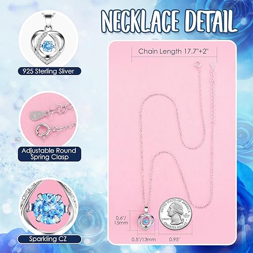 Miniatura 43 de ADDWel Rose Gifts for Women - Preserved Real Roses Forever Purple Flowers with I Love You in 100 Languages Necklace and Cute Moss Bear for