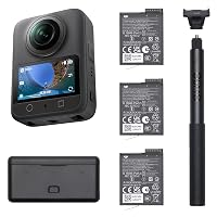 DJI Osmo 360 Combo Adventure,Action Cam 360,Videocamera 360 1",3 Batterie,Video 8K.Action
