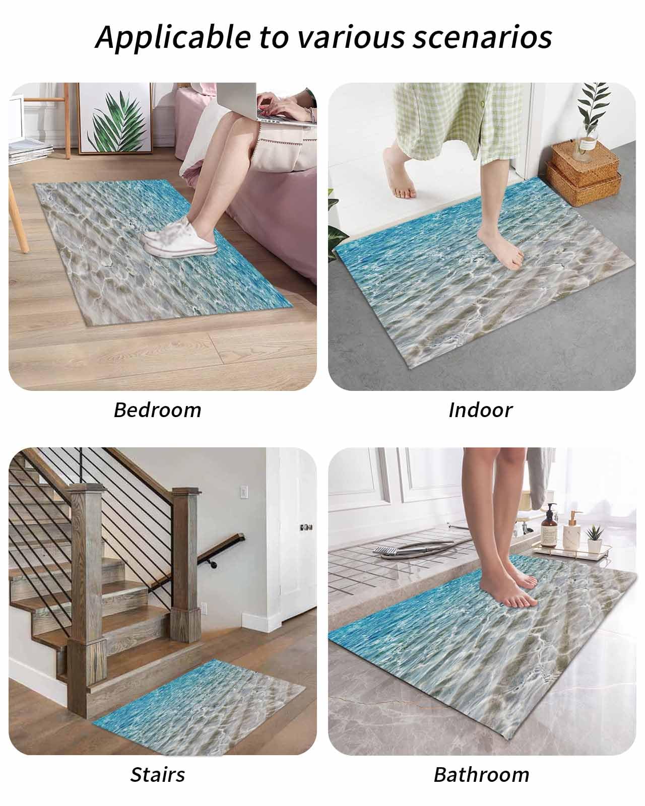 Amazon.com: Ocean Theme Front Door Mat, Non Slip Doormat for
