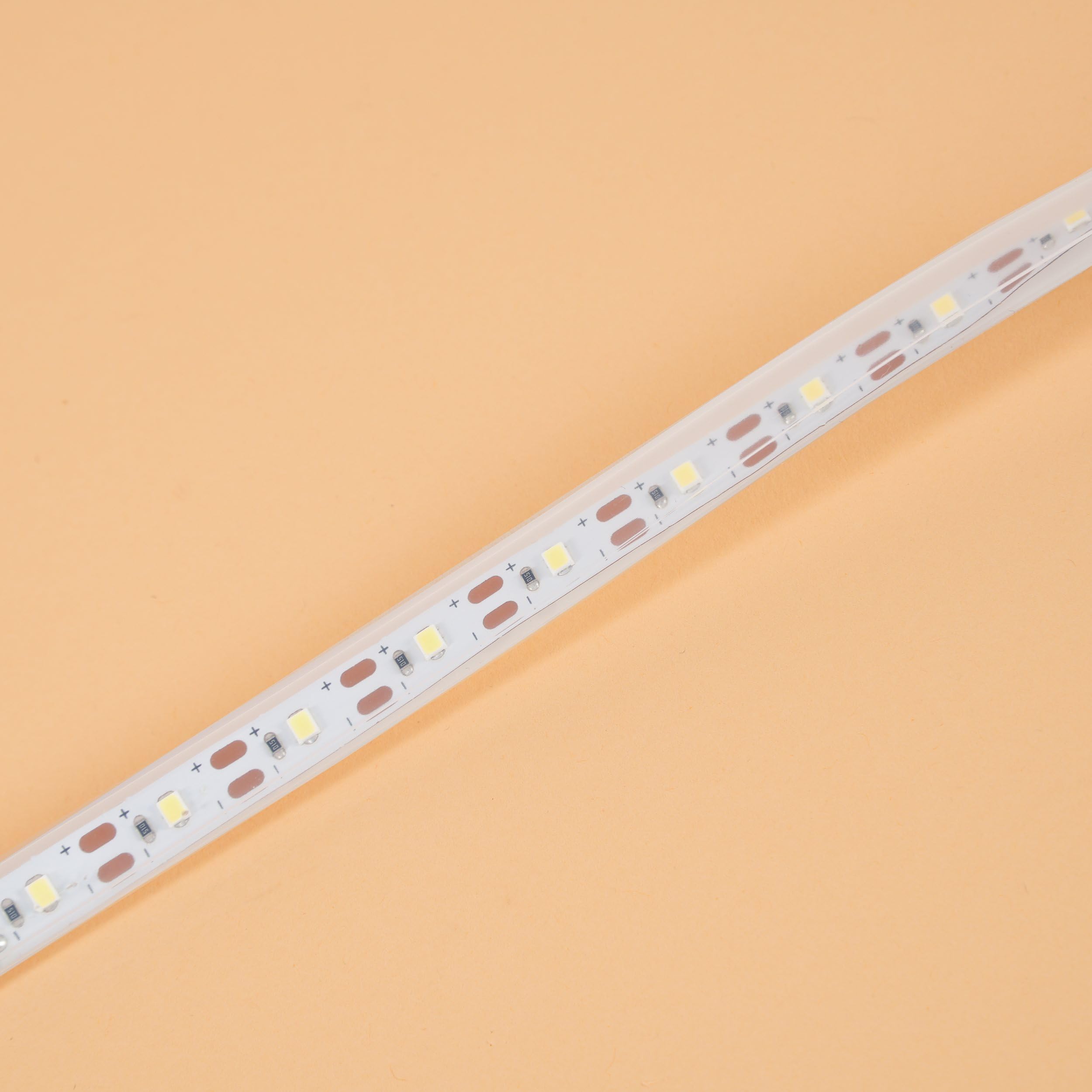 Esotec Solar LED Lichtband warmweiß, LED-Stripes, 5m, 300 LEDs, Akku, Solarmodul, Erdspieß, Gartenlicht, Lichtschlauch, Weihnachtsbeleuchtung, warmweiß, 3000K, IP54, außen, wetterfest, 102710