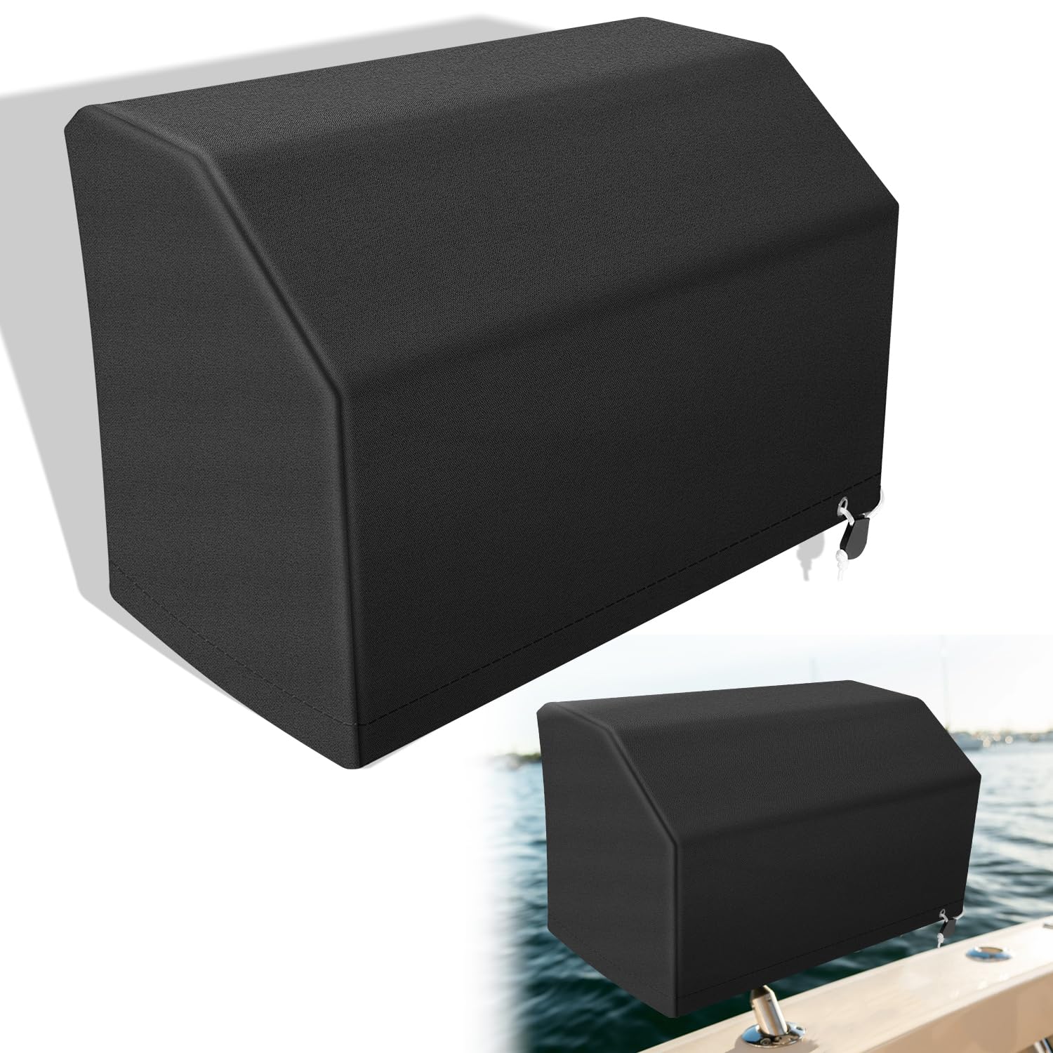 Boat Grill Cover for Magma Rectangular Grill 9" x 18", Waterproof Heavy Duty BBQ Covers Replace for A10-990