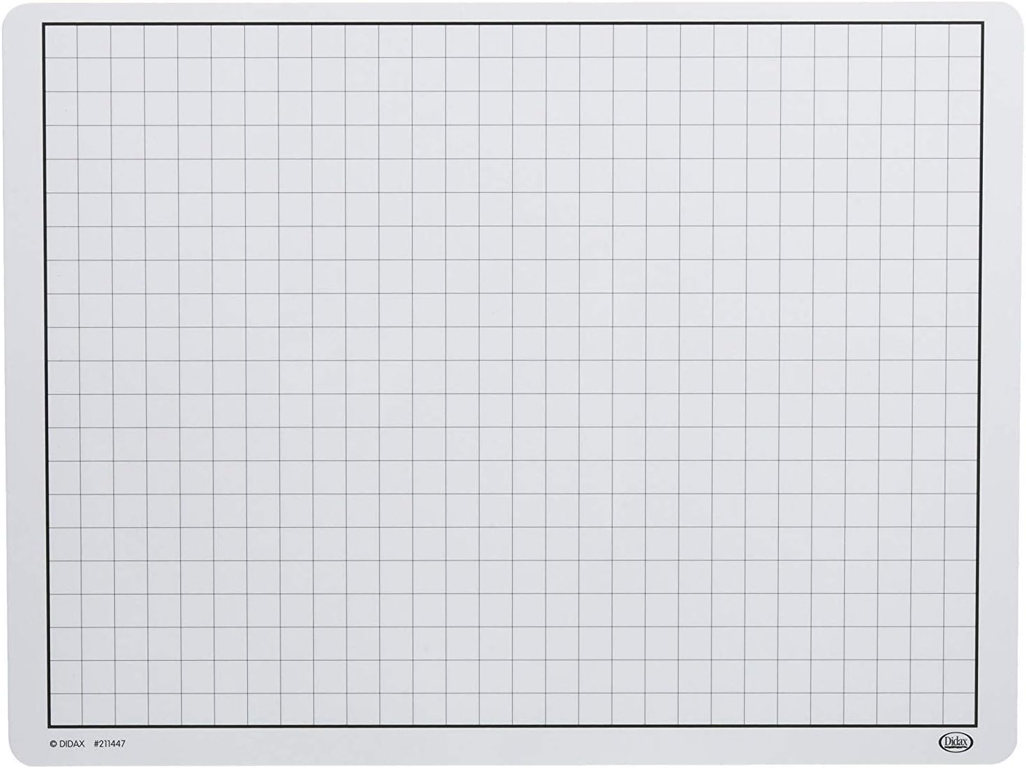 Didax Educational Resources Write-on/Wipe-Off Graphing Mats, Set of 30