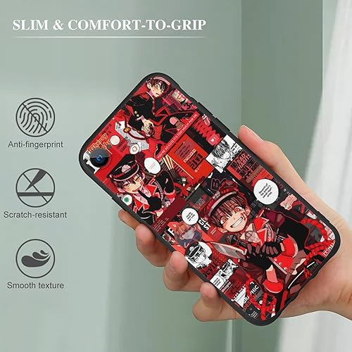 Miniatura 4 de Fundas ultradelgadas de silicona líquida mate, protección suave, antiarañazos, a prueba de golpes, compatible con Samsung Galaxy A52 5G, Anime