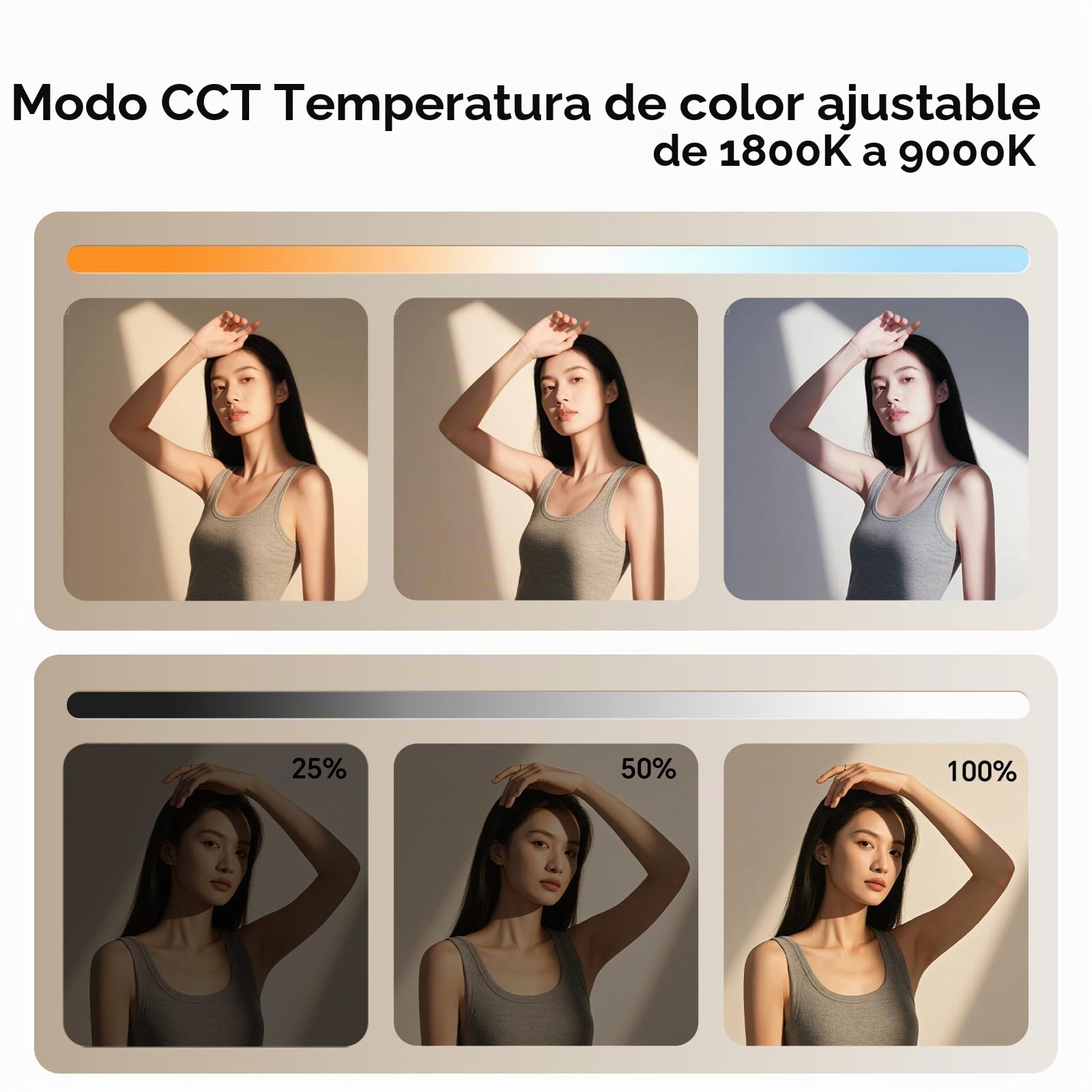 ULANZI Luz de video RGB K20, panel de luz LED portátil de 20 W, 0-360 a todo color, CRI 95+ 1800-9000K, iluminación de video recargable LED de 3300 mAh para vlogging, fotografía