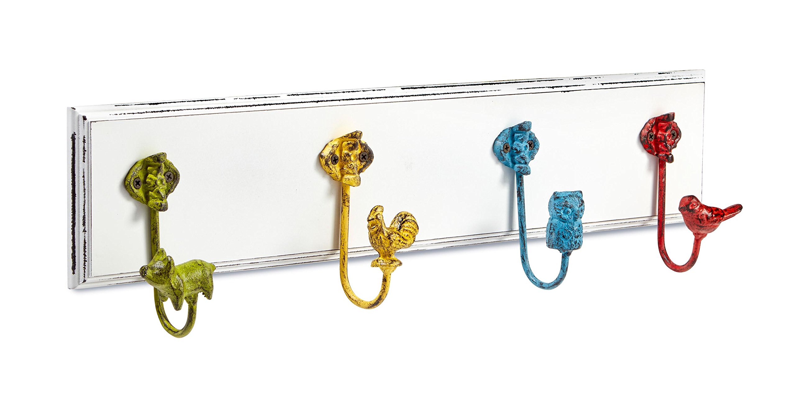 AdirHome Coat Hooks - Hat Hooks - Towel Hooks (Farmhouse) (302-14)