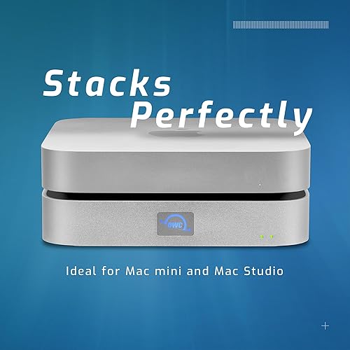 Miniatura 3 de OWC miniStack STX Caja de almacenamiento actualizable y Thunderbolt Hub/Mini Dock, 4 puertos USB-C, soporta SSD de 3.5" y 2.5", HDD, M.2 PCIe NVMe