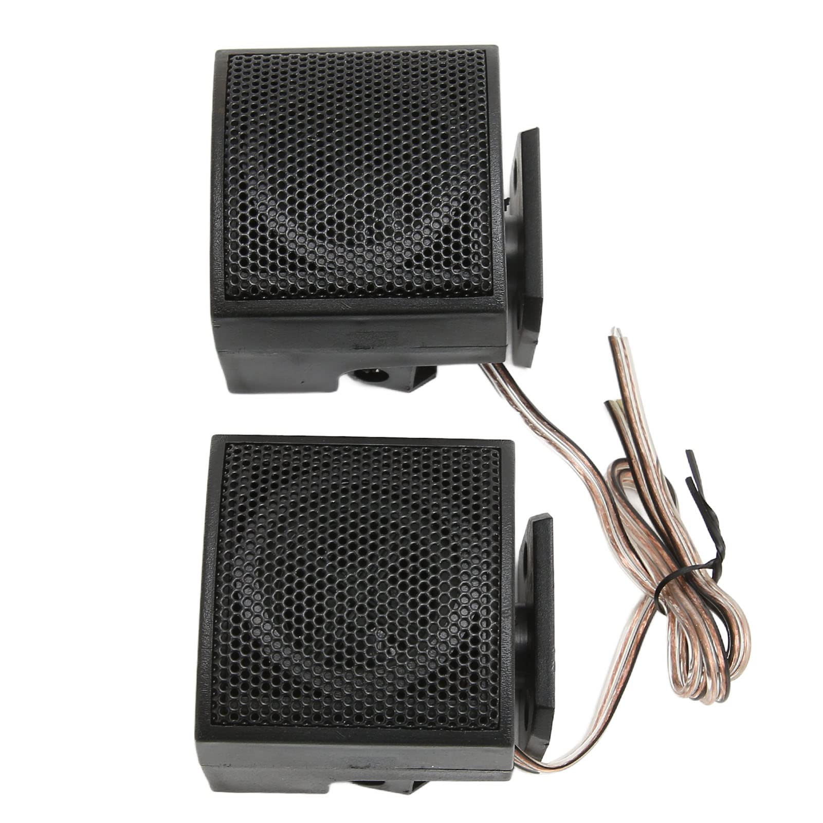 Bewinner 2 Pcs Car Dome Tweeter, 500W 4 Ohm High Sensitivity Audio Stereo Loudspeaker, Pair Tweeters for Car Audio Systems Black