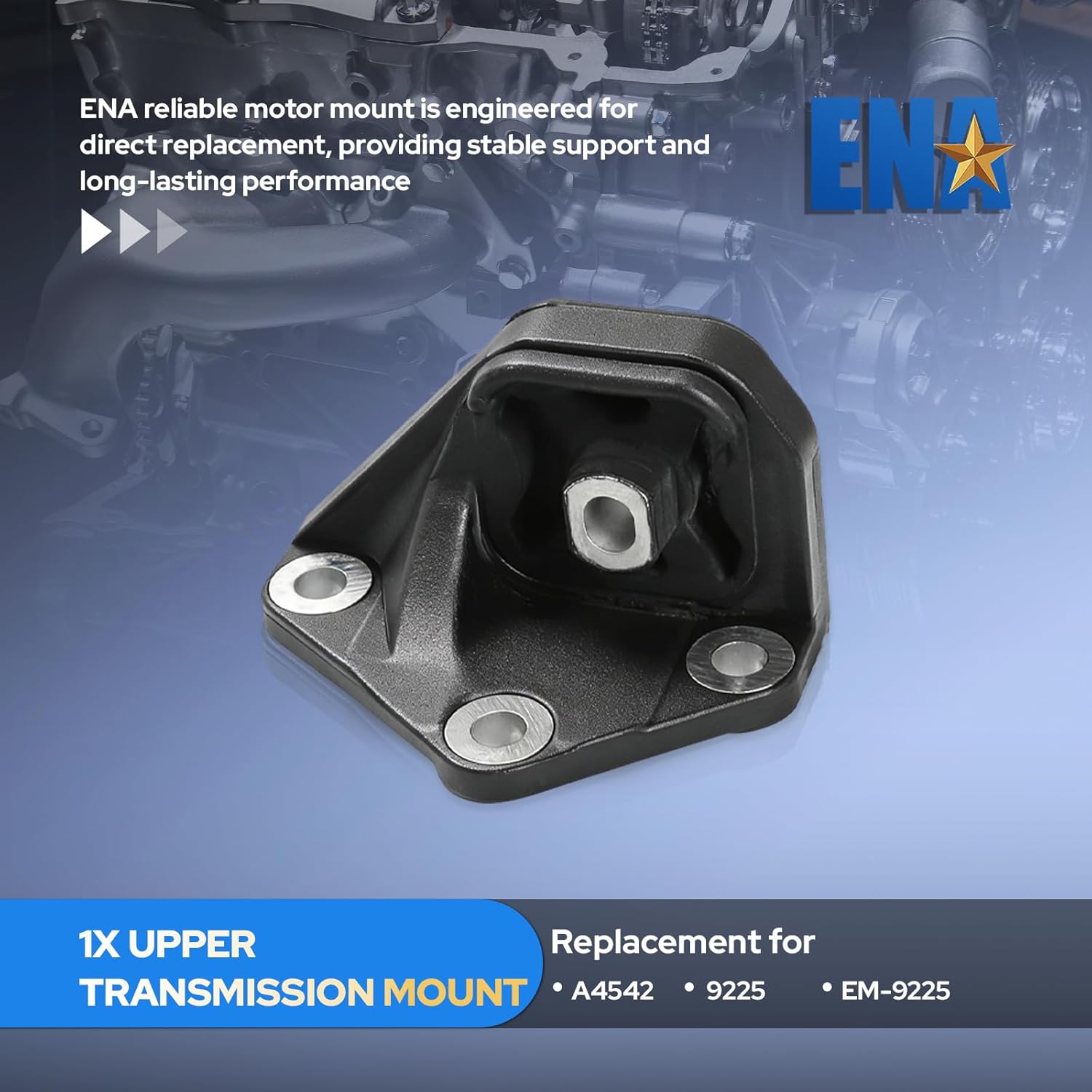 ENA Engine Motor and Trans Mount Set of 6 Compatible with Honda 2003 2004 2005 2006 2007 Accord 2.4L Automatic Trans Replacement for A4526HY A4517 A4516 A4510 A4509 A4542