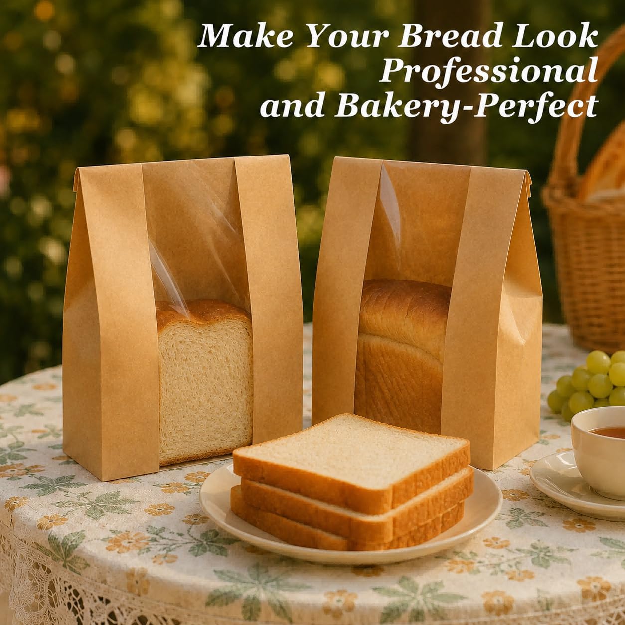 FUNFERY Sourdough Bread Bag for Home Made Bread Sourdough with CuteSticker image 3