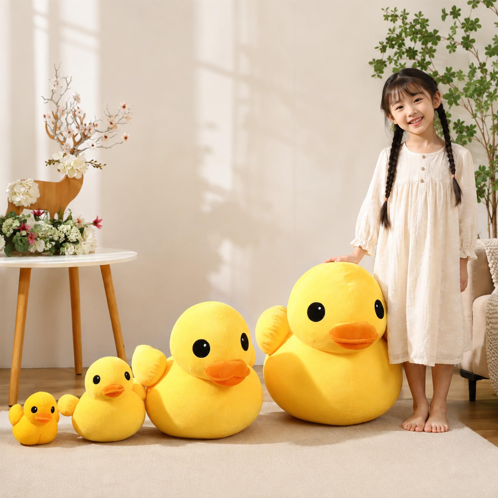 イエローアヒルぬいぐるみ Amazon.co.jp: Leyndo 2個 20cm 巨大なぬいぐるみ イエローアヒルの