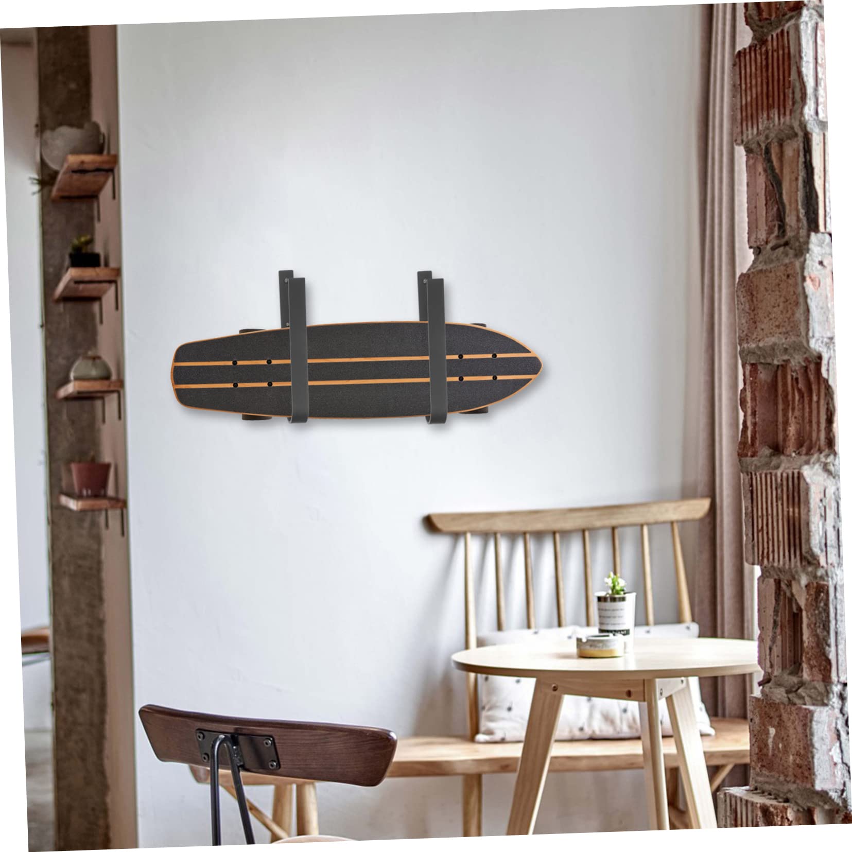 IMIKEYA Supports à Skis Muraux Support pour Snowboard Rangement pour Snowboards Intérieur