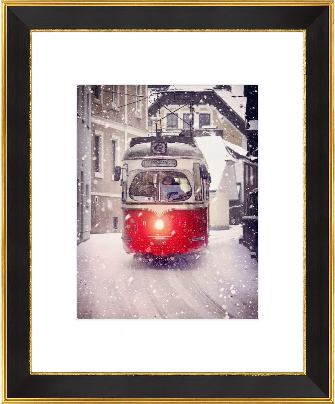 similar photo Space Art Deco, 16x20 Ornate Picture Frame with Mat for 11x14 Photo or Display 16x20 Prints Without Mat, Shatter Resistant Glass Wall Mounting (Color Classic Gold/Black)