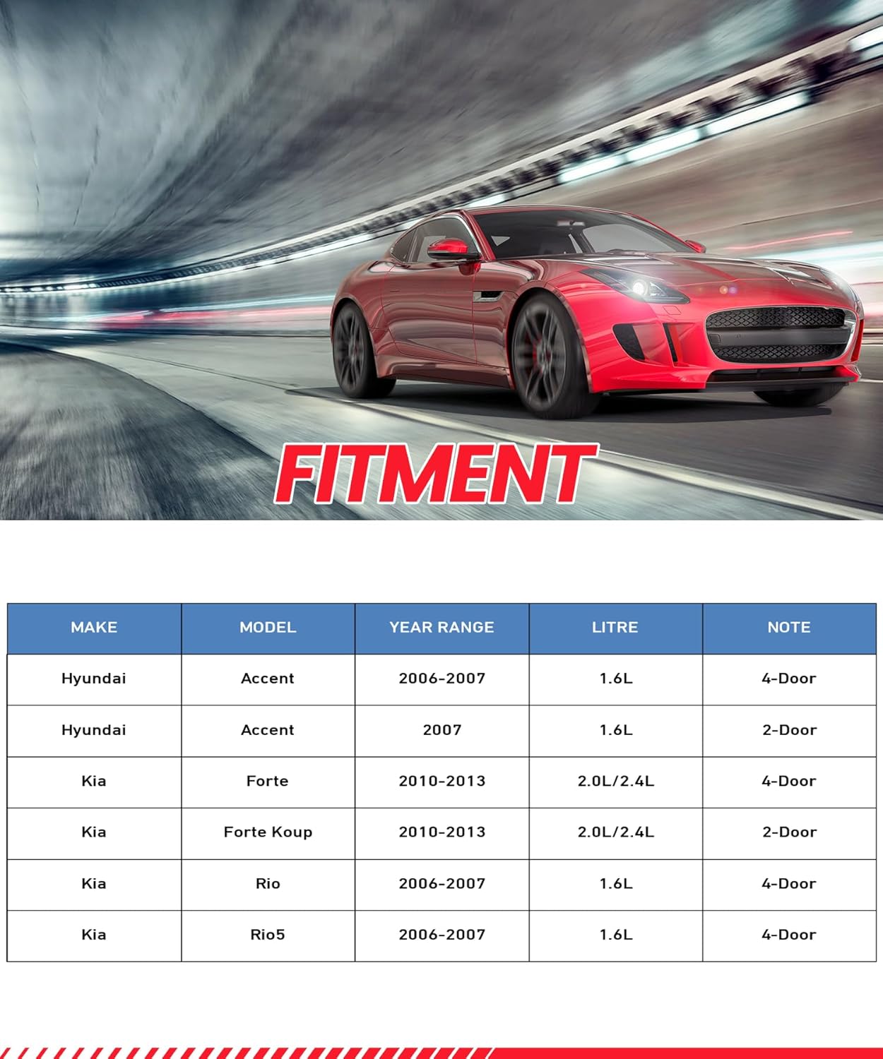 Rear Disc Brake Caliper Assembly with Bracket Compatible with Kia Forte, Forte Koup 2010-2013, Forte5 2012-2013, Rio, Rio5 2006-2007, Hyundai Accent 2006-2007, Dodge Attitude 2006-2009