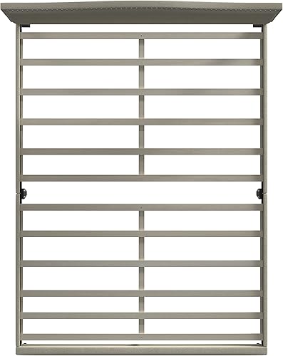 Miniatura 5 de Glenwillow Home Kameli - Base de cama tapizada con base de camello con ribete de clavos, base de colchón, no necesita somier, fácil montaje, color