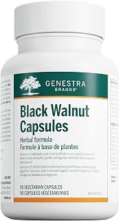 Genestra Brands - Black Walnut Capsules - Herbal Formula to Support Digestive Health - 90 Vegetable Capsules