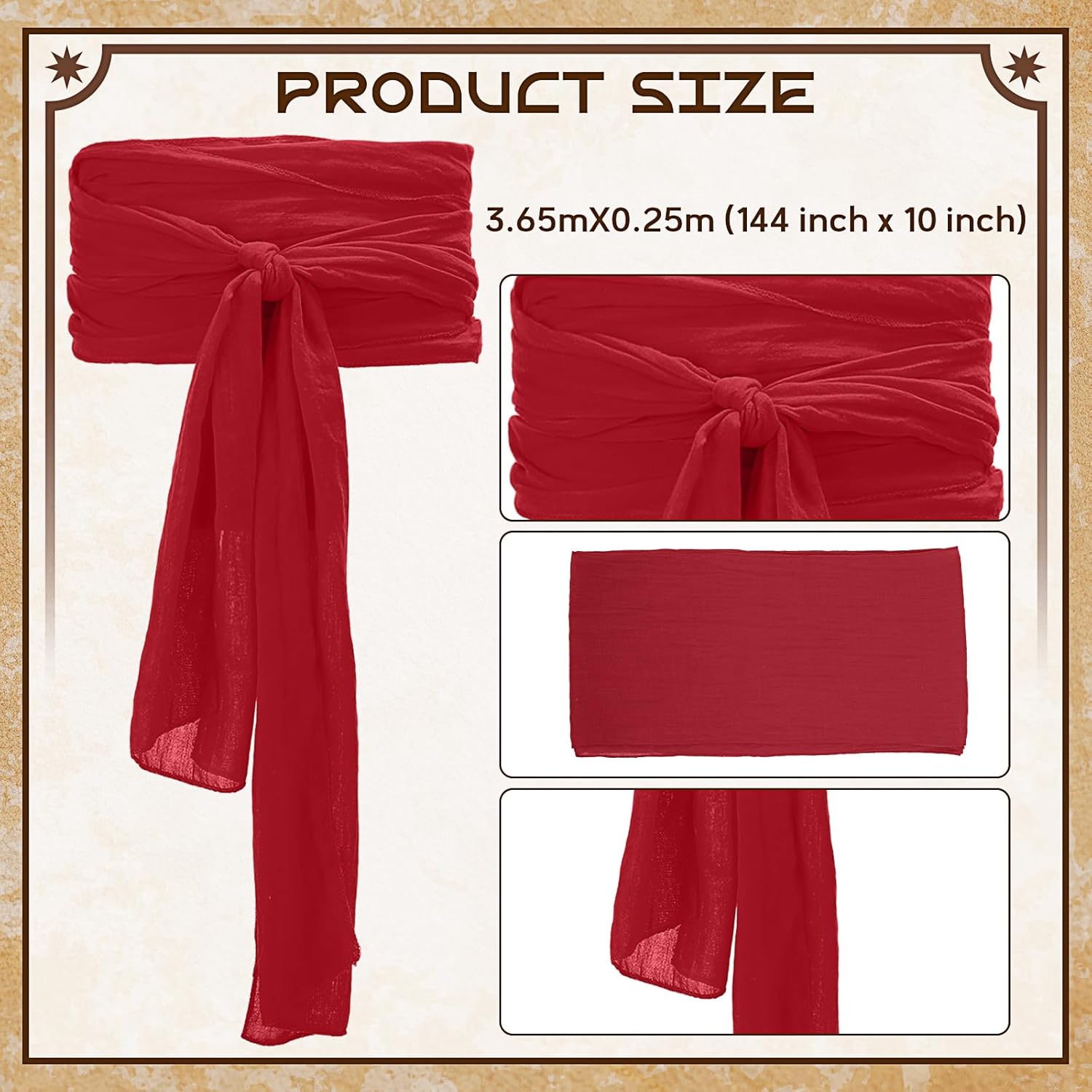 Women Pirate Costume Accessories Set Black White Striped T-Shirt Pirate Head Scarf Hat Belt for Halloween Cosplay - Image 2