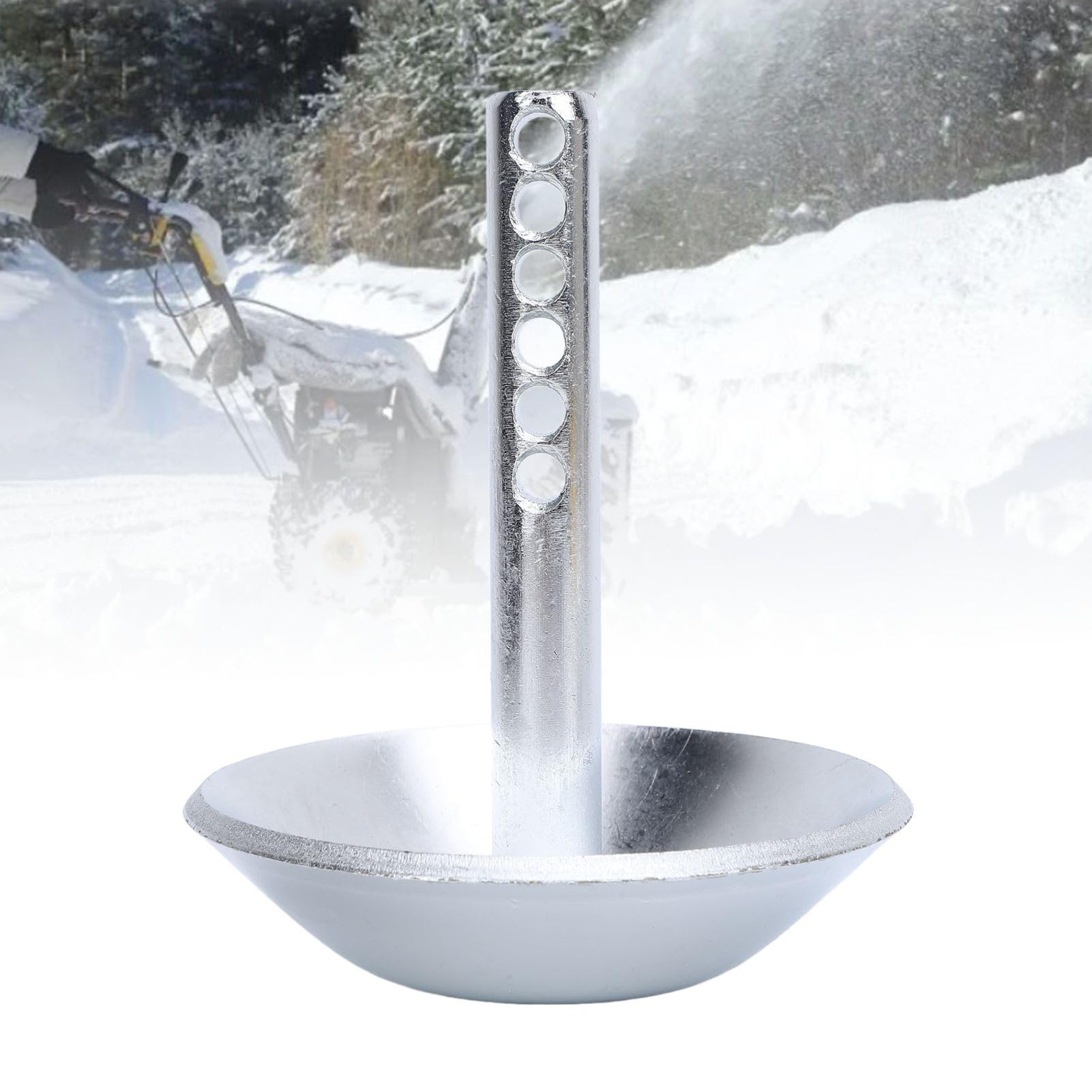 Snow Plow Feet,Metal Height Adjustable Snow Plow Skid Shoes with Pins and Washer Accessories for Polaris ATV UTV