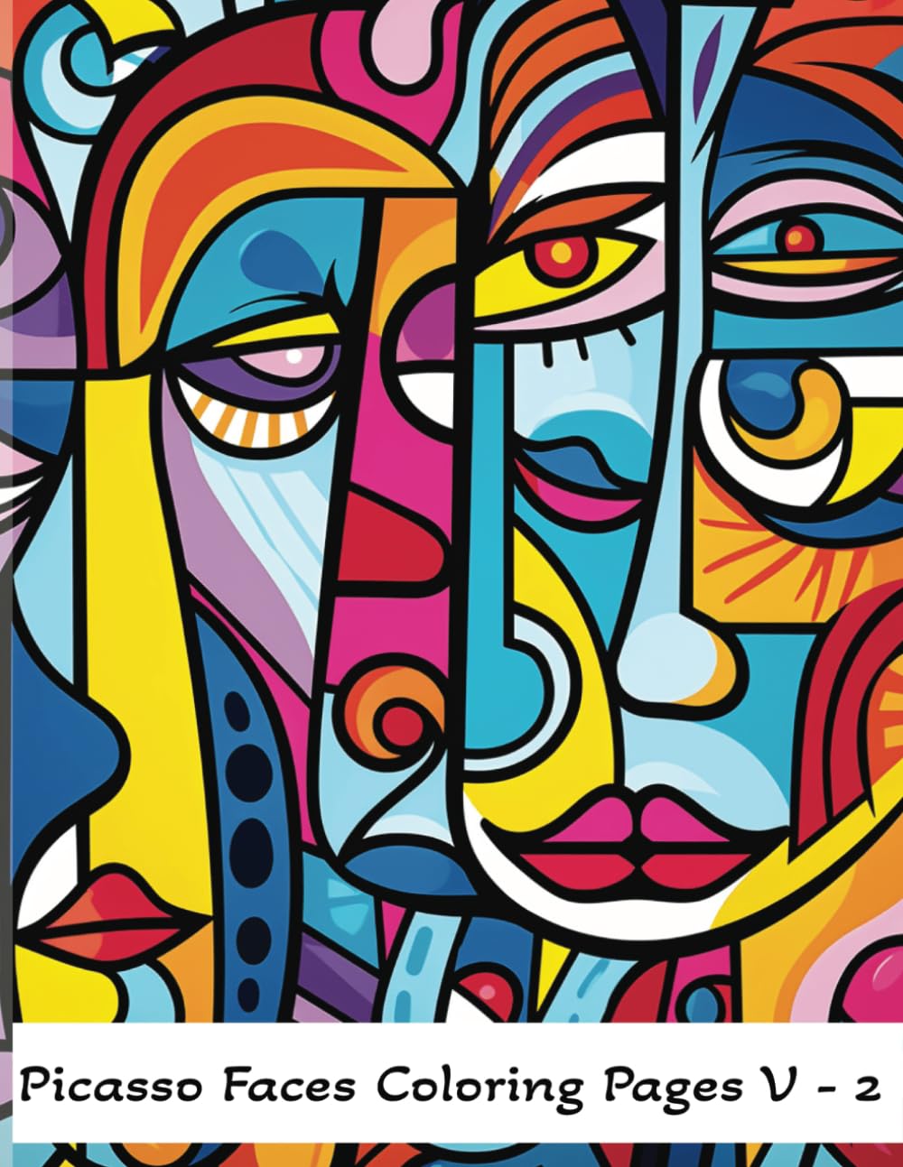Amazon.com: Picasso Faces Coloring Pages V - 2: A Creative Journey ...
