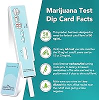 Vista 7 de Easy@Home Kit de Prueba de Drogas THC para Orina - Kit de Prueba de Marihuana Paquete de 3, Nivel de Corte de 50 ng/ml THC Panel Individual en Casa