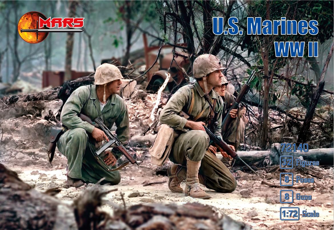 Amazon.com: Mars Figures 72140 1/72 U.S. Marines WW II 32 Figures Amazon.com: Mars Figures 72140 1/72 U.S. Marines WW II 32 Figures