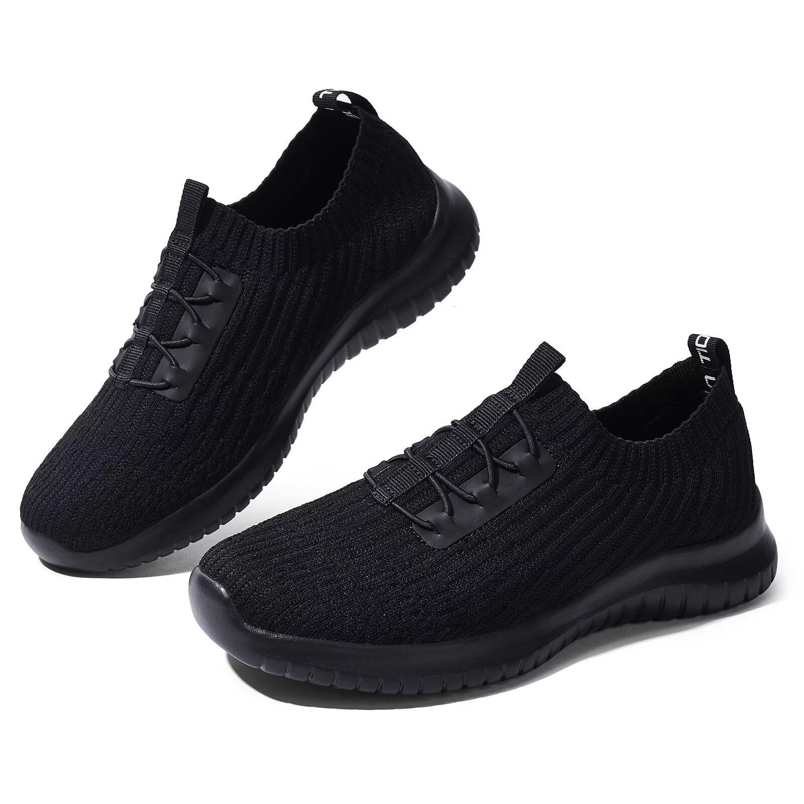 TIOSEBON Damen Slip on Sneaker, Leichte Turnschuhe Atmungsaktiv Freizeitschuhe Sportschuhe Walkingschuhe