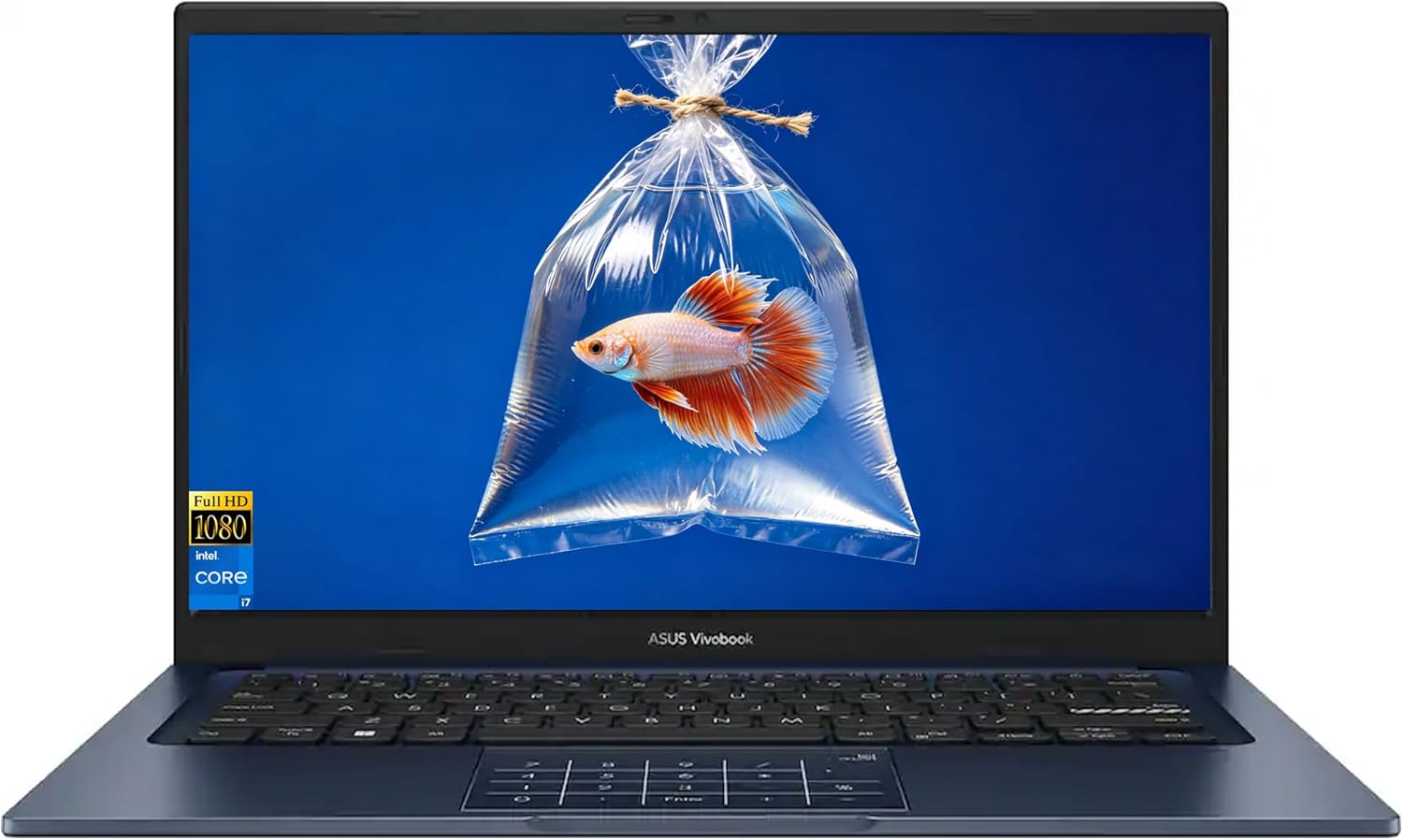 ASUS Vivobook 14 FHD Laptop 2026, Intel 10-Core i7, 12GB RAM 512GB SSD, Windows 11, Ultra Thin & Light Portable Notebook, Ideal for Business, Students, Office Work, Video Conferencing & On-the-Go Use