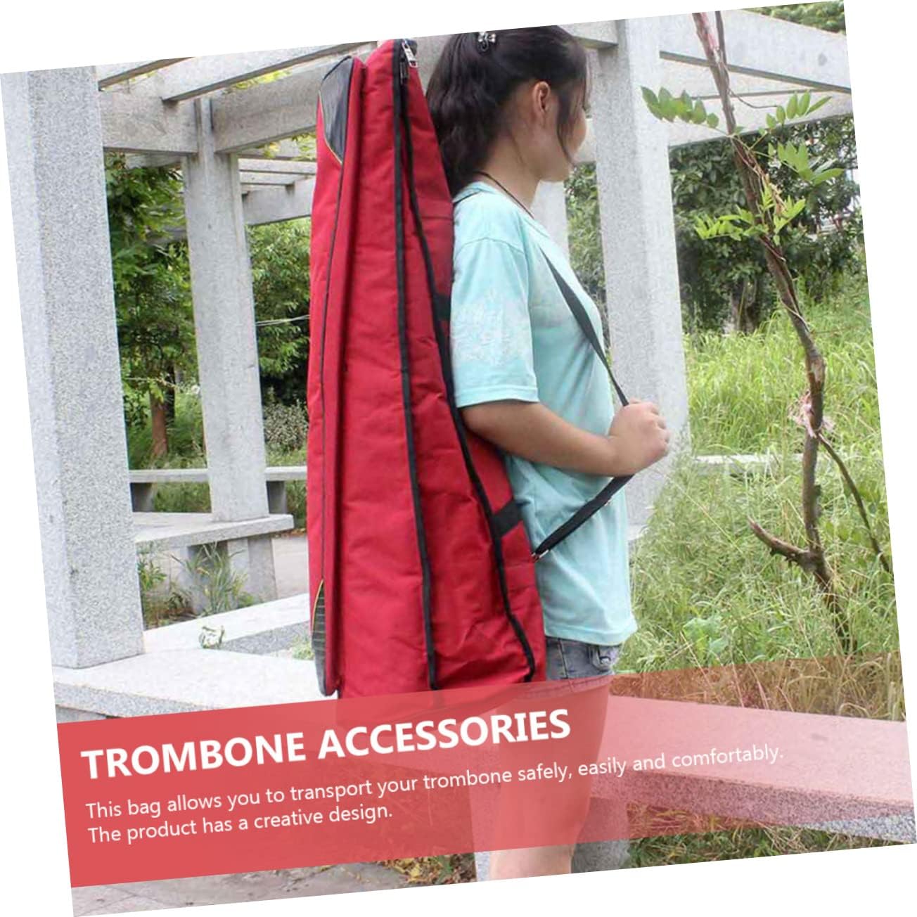 Abaodam Instruments Bag Trombone Holder Bag Abrasion-resistant Oxford Material