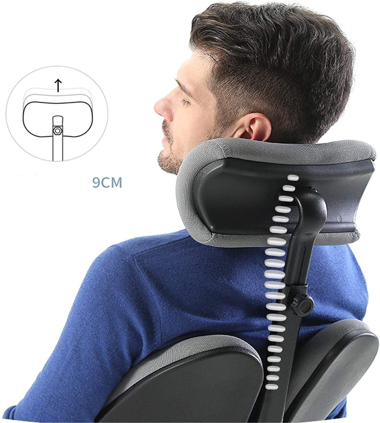 Sedia da gioco ergonomica – Sedia girevole da ufficio per casa e computer, design confortevole per lunghe sessioni di gioco e lavoro