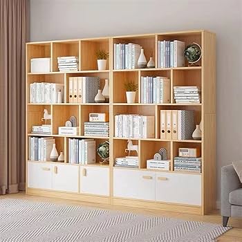 Amazon.com: Solid Wood Bookshelf Floor-to-Ceiling Bookcase Shelf