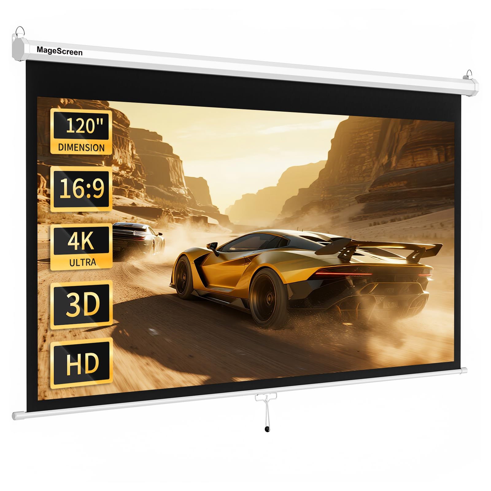 Photo 1 of MageScreen 120" Manual Projector Screen