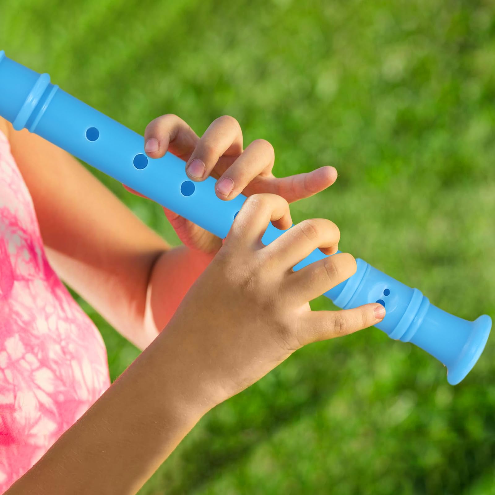 Flauto soprano a 8 fori, confezione da 30, flauto per discesa, flauto musicale tedesco con asta di pulizia, flauti blu per principianti, pratica per studenti, concerti scolastici