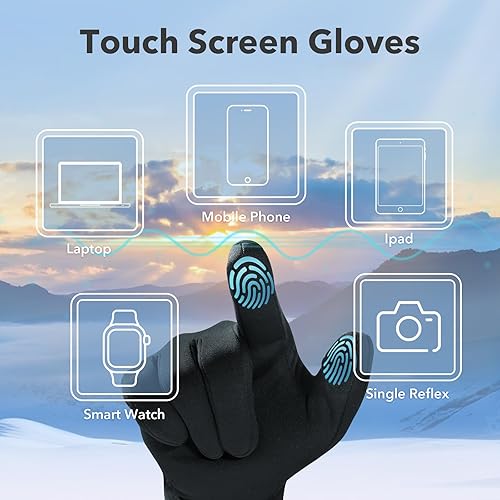 Miniatura 4 de Guantes térmicos para mujeres y hombres, guantes de invierno recargables de 7.4 V 2200 mAh, guantes de trabajo finos con calefacción para esquí,