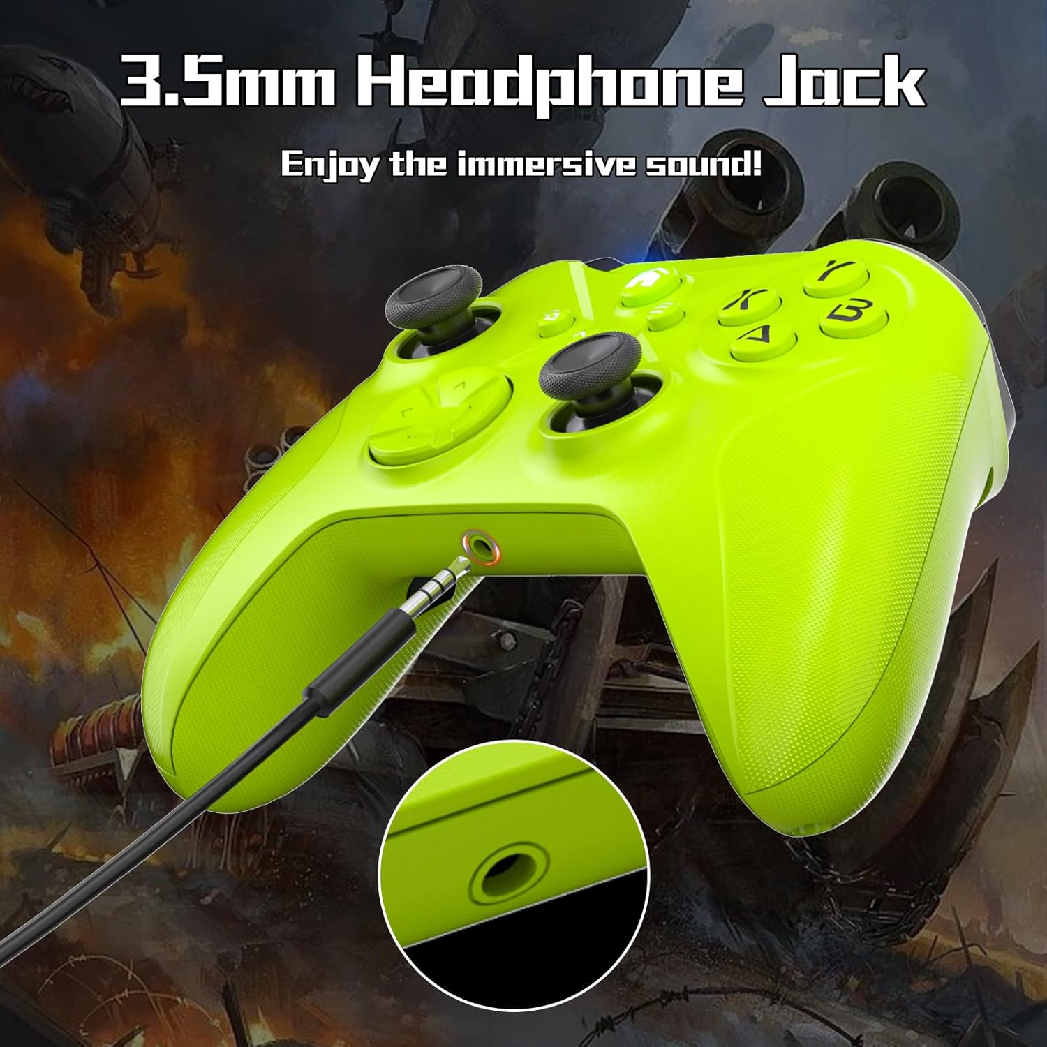 Dinosoo Wireless Controller with visual representation of turbo function