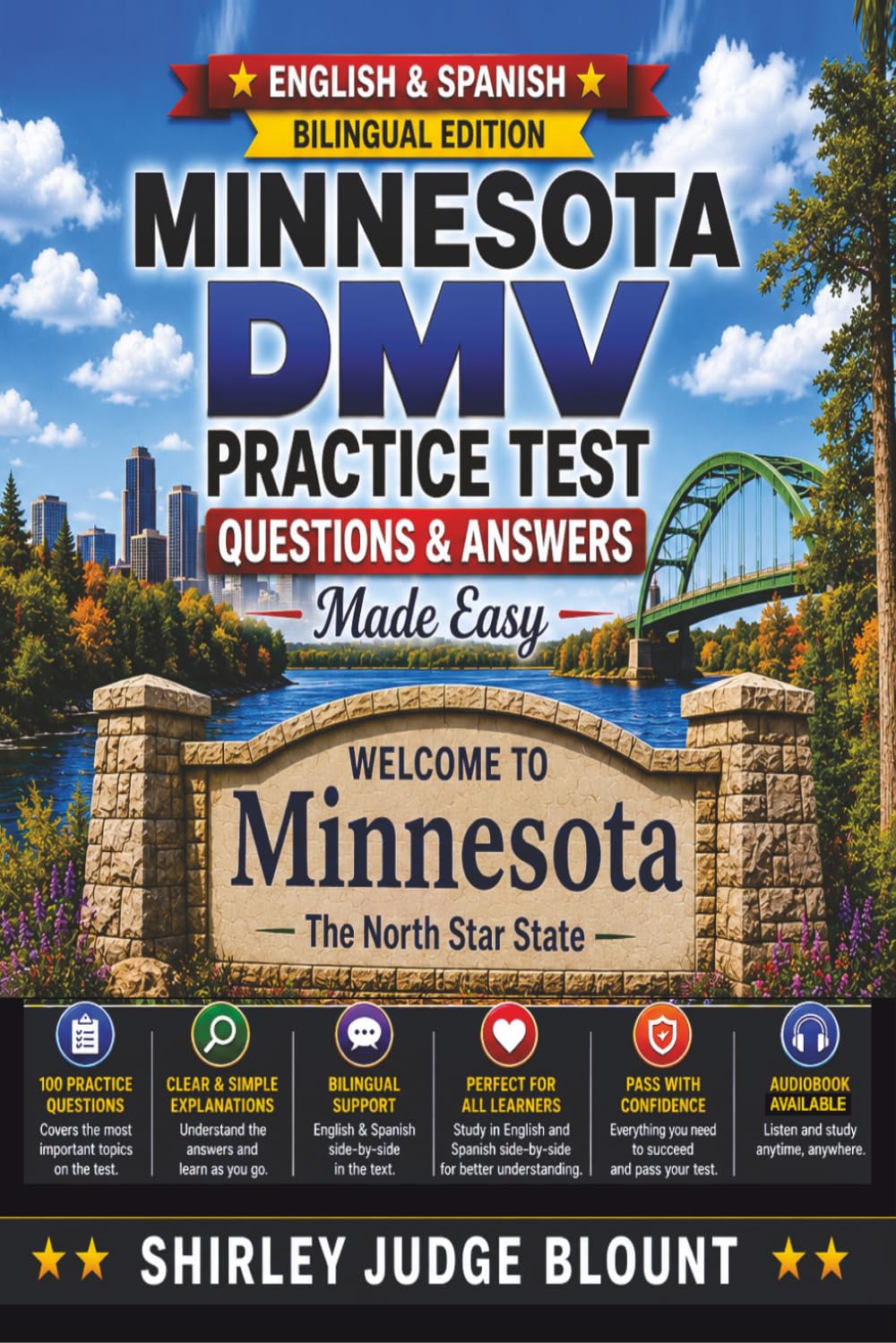 Minnesota DMV English Test Made Easy™: Driver’s License Written Test Study Guide with Practice Questions | English & Spanish Edition