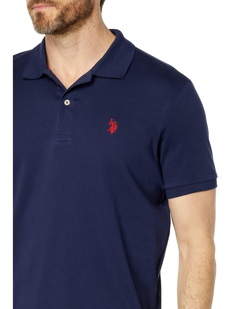 U.S. POLO ASSN. Slim Fit Interlock Polo