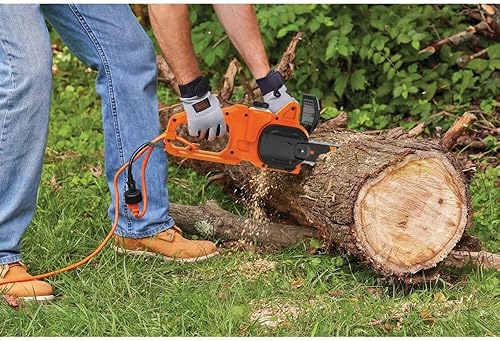 Vista 5 de BLACK+DECKER Motosierra eléctrica BECS600 de 8 amperios y 14 pulgadas