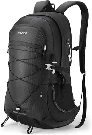 HOMIEE Wanderrucksack 45L, Herren Damen Wasserdichter Rucksack Trekkingrucksack Reiserucksack, Outdoorrucksack mit Reflexstreifen Für Wandern, Radfahren, Klettern, Bergsteigen und Reisen Sport