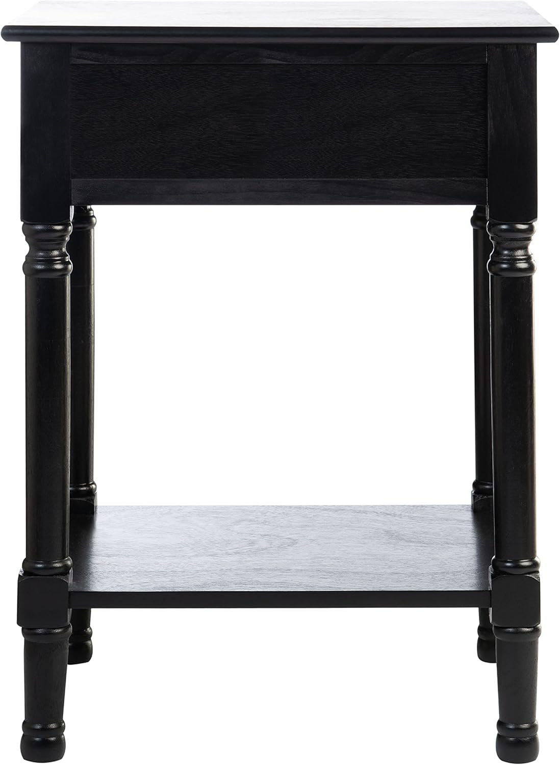 SAFAVIEH Home Collection Peyton Black 1-Drawer Lower Shelf Accent Table ACC5704B