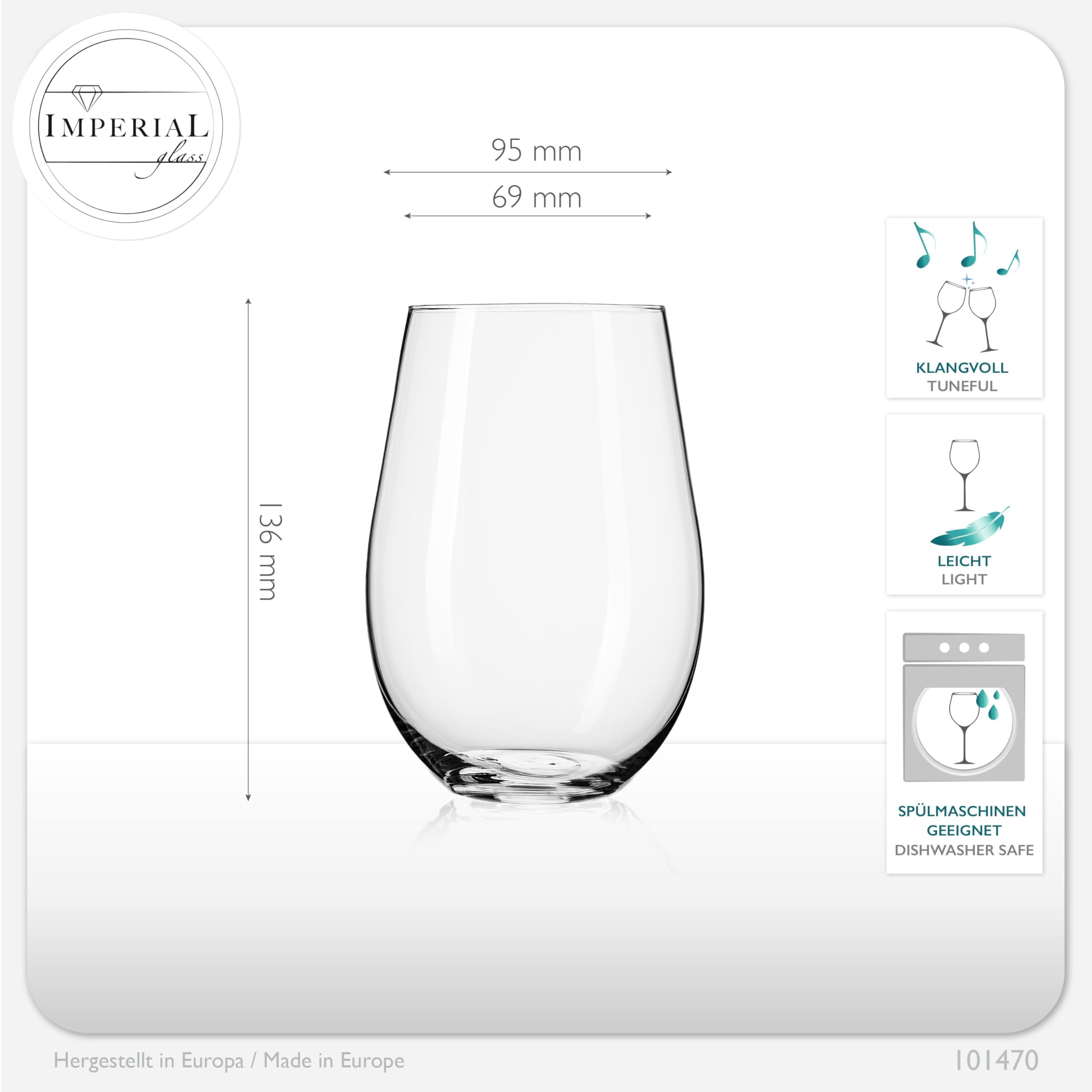 Crystalline Habana - Jarra de agua con vasos (2 L, 6 vasos de 700 ml)