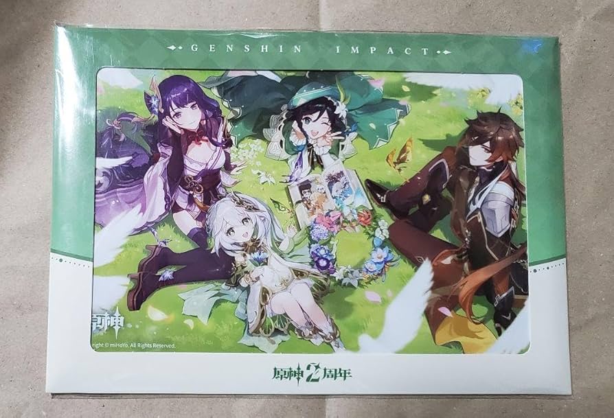 Amazon.co.jp: 原神 色紙 2周年お祝いイラスト : 文房具・オフィス用品