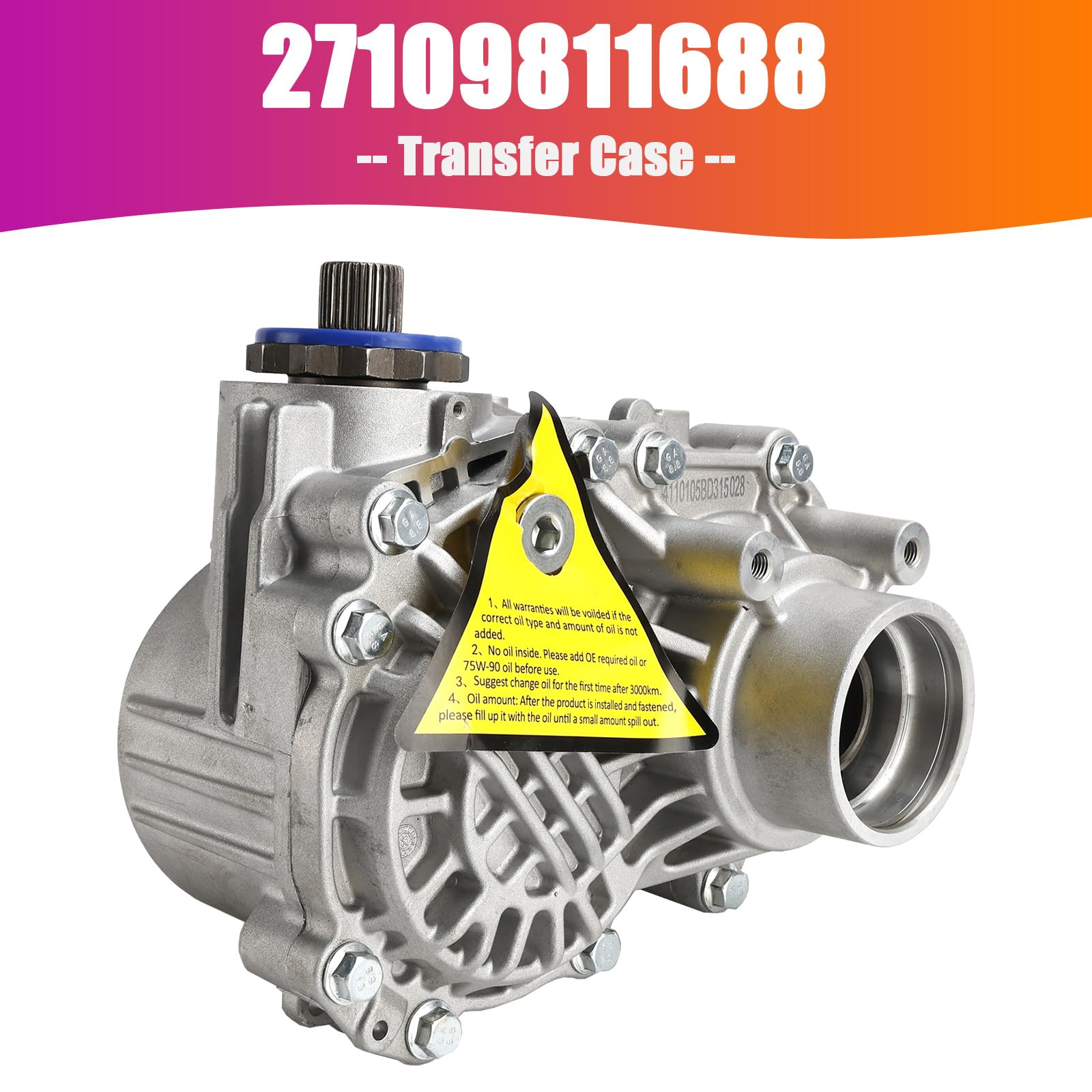 Topteng Transfer Case 27109811688 27109811709 Apto para Mini Countryman ALL4 S 2011-2017, Apto para Mini Paceman ALL4 S 2013-2015, Apto para Mini John Cooper Works ALL4 Paceman 2013-2015