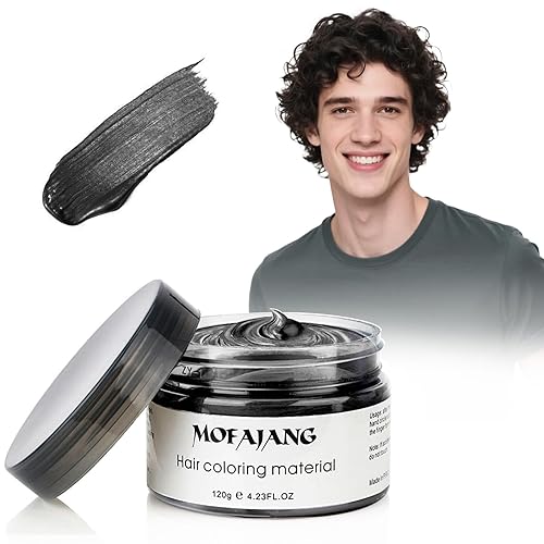 Black Temporary Hair Dye Wax Natural Instant Hair Color Wax