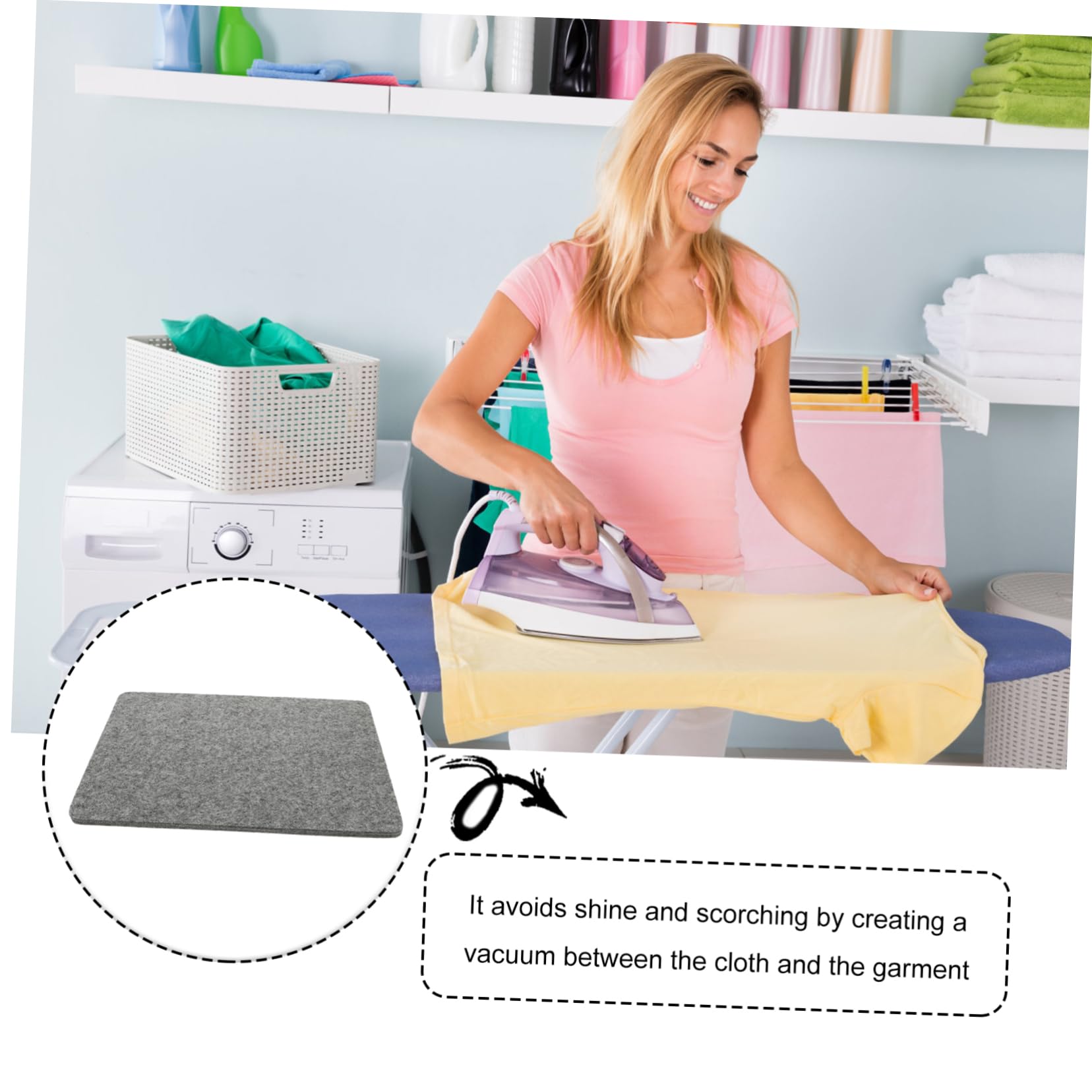 Haushalts Bügelunterlage Aus Wollfilz Hochtemperaturbeständige Bügelmatte Für Quilter Und Nähprojekte Leicht Und Tragbar Für Präzises Bügeln