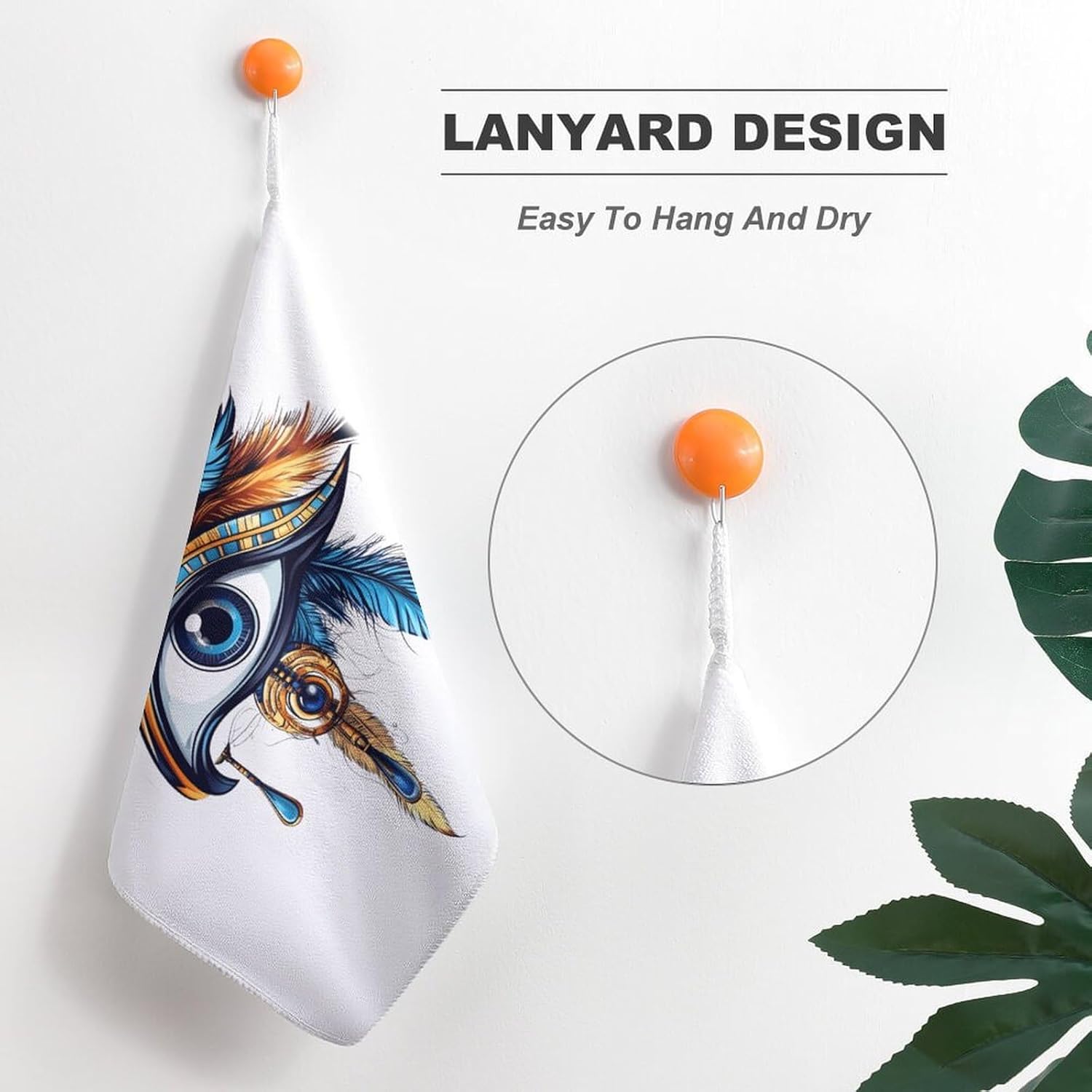 The Eye of Horus Towel Hand Towels Decorative Towel for Bathroom Kitchen Shower Gym 4PCS