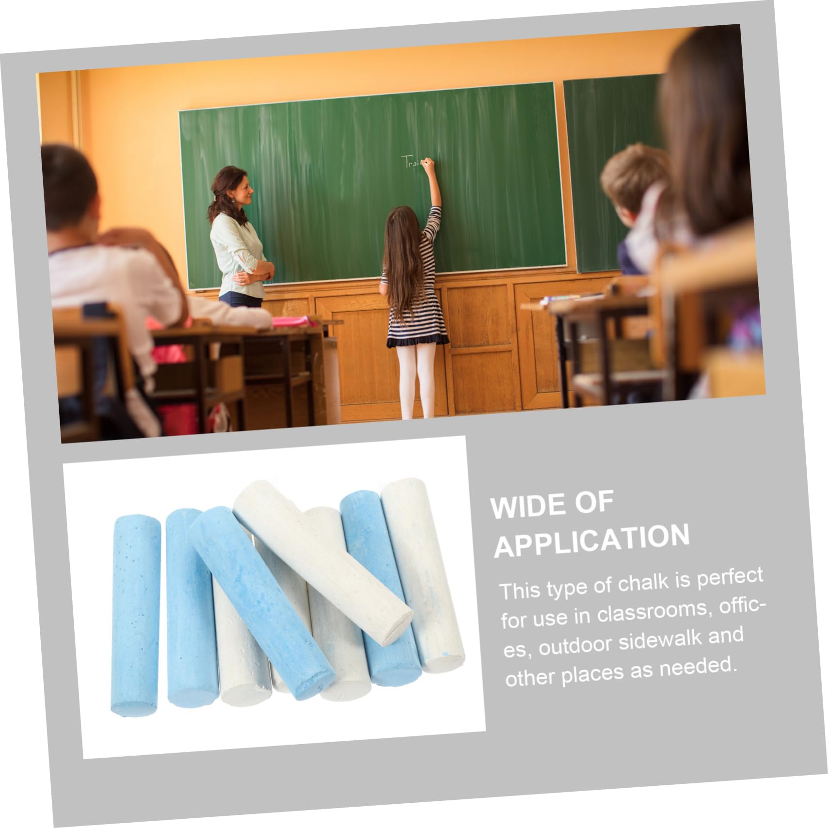 TOYANDONA 40stücke Große Bunte Powder Chalks Für Mädchen Abwaschbar Und Vielseitig Einsetzbar Für Kreative Outdoor-projekte Gehwegen Wänden Und Tafeln