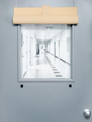 Vista 11 de ALP® Blackout Shades. Room Darkening Shades Block Views in Classrooms, Offices, and Homes. Traditional Polyestor Fabric. Patented. No Tools Charcoal