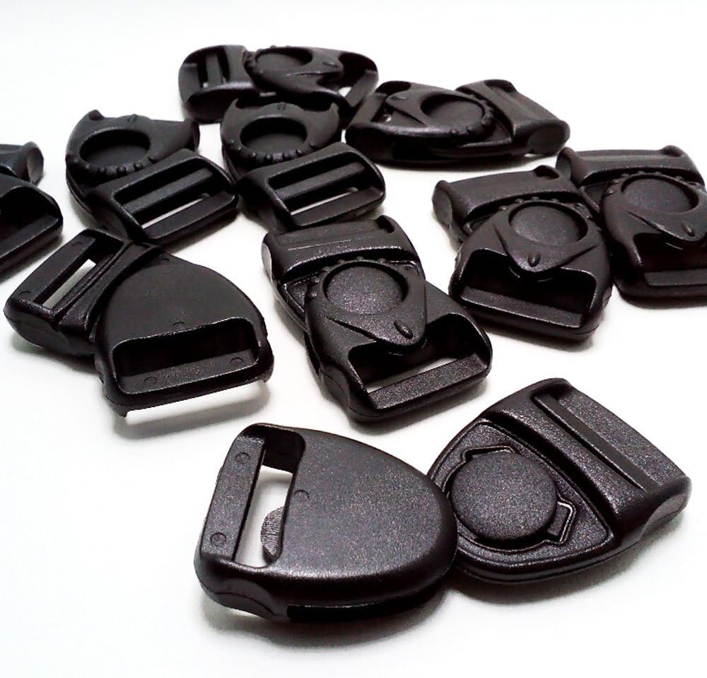 Rotate Button Clip Buckles Webbing Strap Travel Bags Pack Backpack Luggage Dual Release