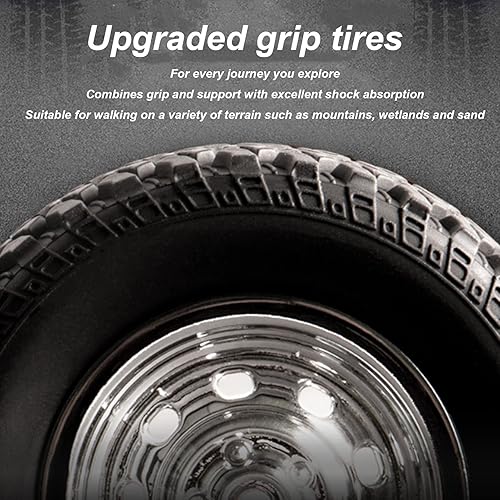 Miniatura 4 de Srliya 112 2.4G Escala Completa Camión Escalada Coche RC Juguete Off Road Vehículo Racing Car Juguetes para Niños (gris plateado)