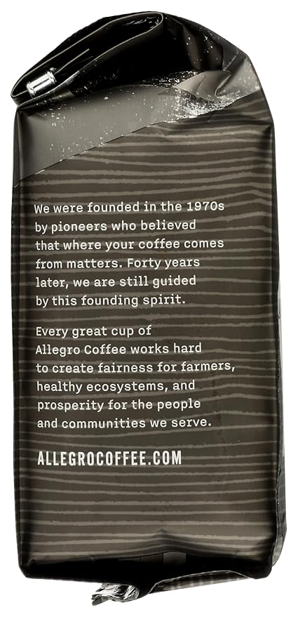 Allegro Coffee Café México Grano Entero Orgánico 12 oz miniatura 6